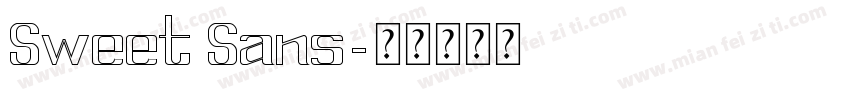 Sweet Sans字体转换